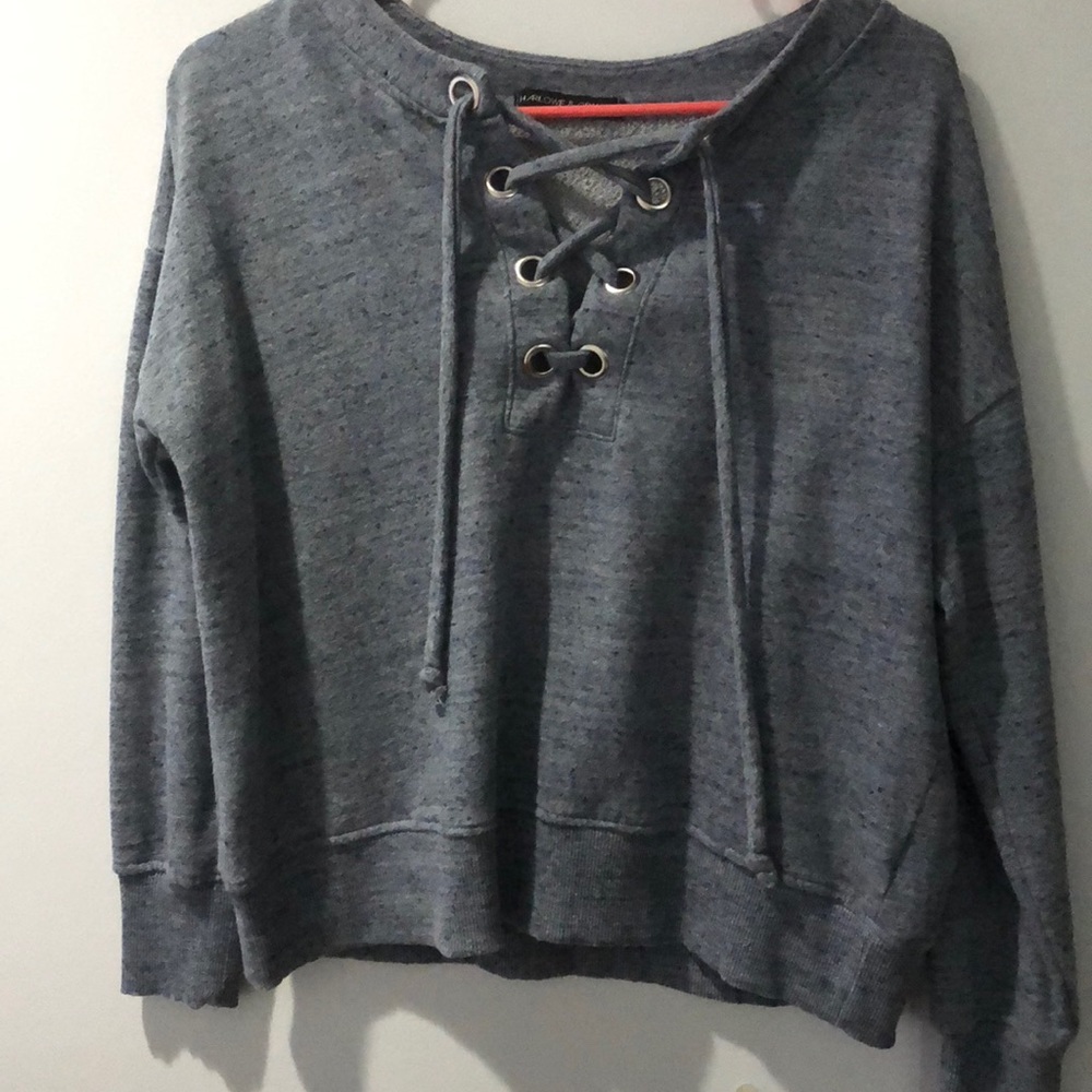 Gray sweater